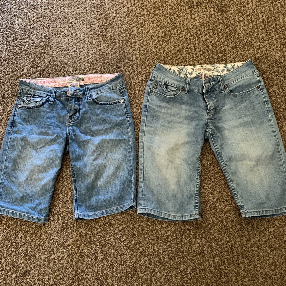 YMI 2 pair of girls shorts size 12